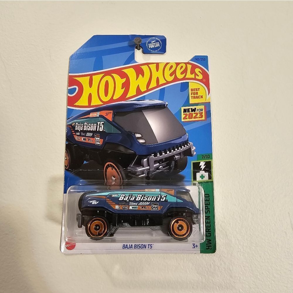 Hot Wheels Green Speed Baja Bison T5- 7/10 Solor powered and Electric vehicle